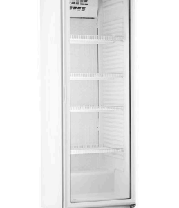 Frigider ventilat cu ușă din sticlă 400 litri alb - LINIA JUMBO