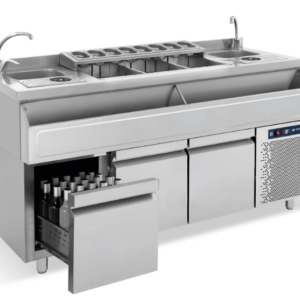 Barstation frigorific cu 3 sertare