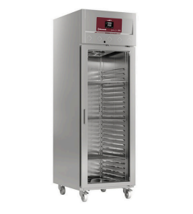 Congelator ventilat 700 litri, 1 ușă din sticlă GN 2/1, pe roți - Gastro Line