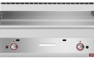 Plită de gătit pe gaz netedă Extra-Large - de banc - SILVER 650
