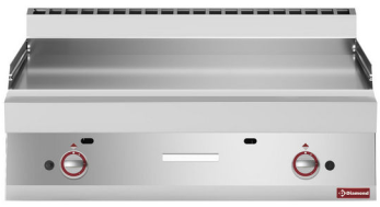 Plită de gătit pe gaz netedă Extra-Large - de banc - SILVER 650