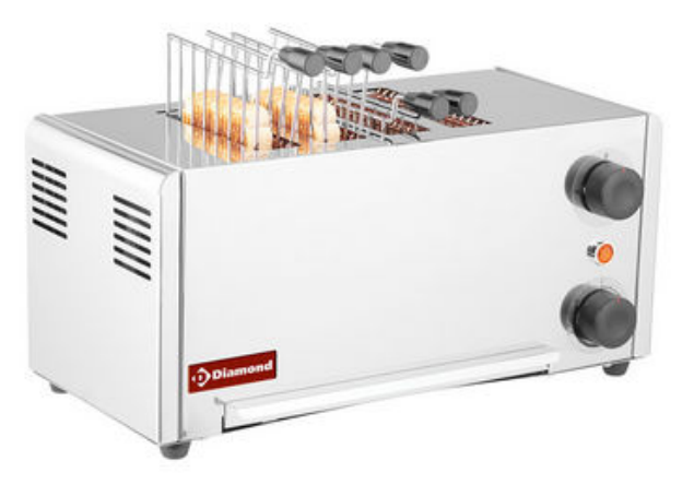 Prăjitor de pâine electric (croque-monsieur) 4 clești - SILVER