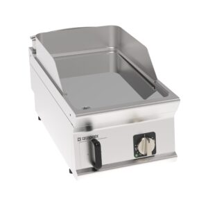 Grătar electric cu placă netedă cromată (variantă de banc)