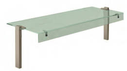 Suprastructuri rectangulare (Sticlă simplă, suport tubular 60x30mm, scotch brite)