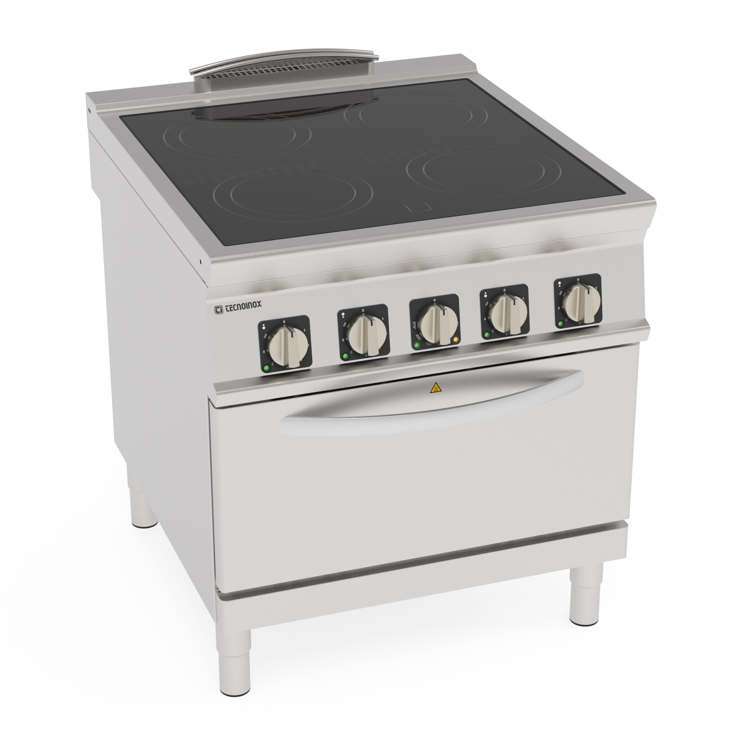 Aragaz electric vitroceramică pe cuptor electric cu convecție GN1/1
