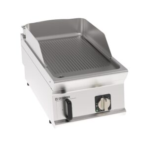 Grătar electric cu placă striată (variantă de banc)