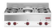 Plită electrică 5 ochiuri -Top- - SILVER 600
