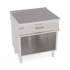 Element neutru de lucru de sine stătător, cu sertar, pe cabinet deschis, TECNO74