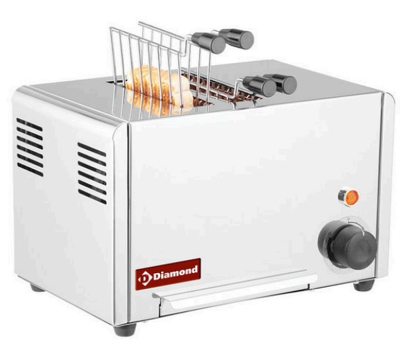Prăjitor de pâine electric (croque-monsieur) 2 clești - SILVER