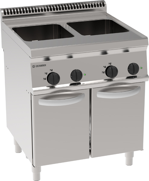 Mașină de gătit paste electrică GN2/3, cuvă dublă 23+23L, de sine stătătoare