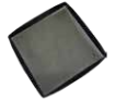 Tavă de teflon cu fund perforat 27x27cm