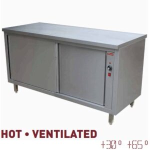 Masă de lucru pe dulap încălzit - SILVER 700