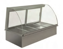 Vitrină caldă cu umidificare și ventilație