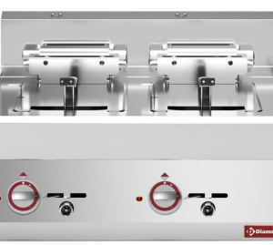 Friteuză electrică 2 cuve 10 litri - de banc - SILVER 650