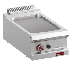 Fry Top pe gaz neted, Modul 1/2 -Model de banc- – SILVER 700