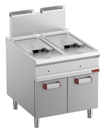 Friteuză cu gaz 2 cuve 18 litri - SILVER 900