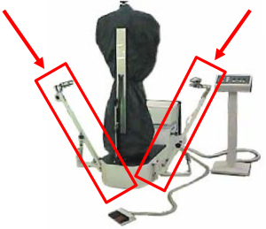 Cleme pneumatice pentru mâneci