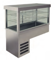 Vitrină frigorifică pe cuvă refrigerată (3 GN 1/1)