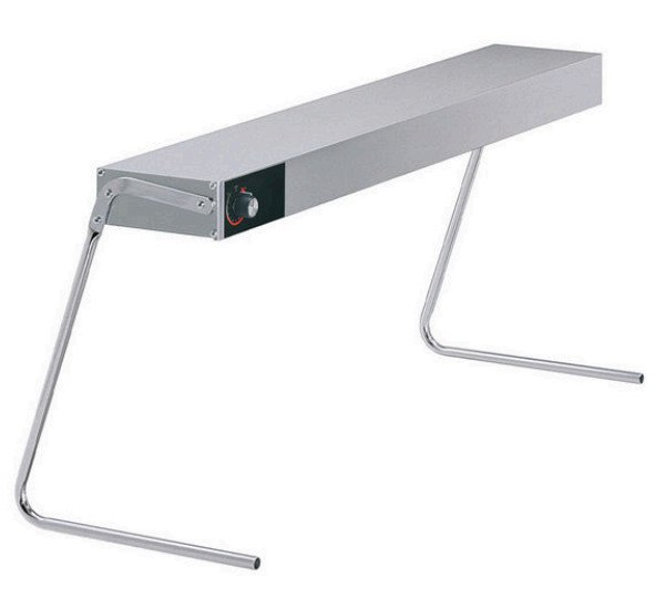 Încălzitor alimente de banc cu suport 460 mm - SILVER