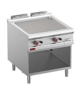 Fry Top pe gaz cu suprafață netedă – SILVER 900
