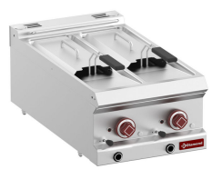 Friteuză electrică 2 cuve 7 litri - Model de banc - SILVER 700