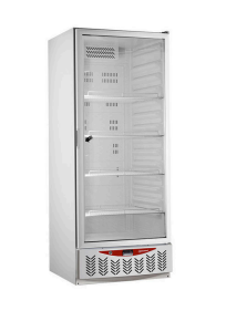 Frigider ventilat cu ușă din sticlă - Alb - 525 Litri