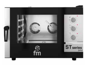 STB 604 M - Cuptor mixt de panificație manual și electric cu capacitate pentru 4 tăvi 60×40