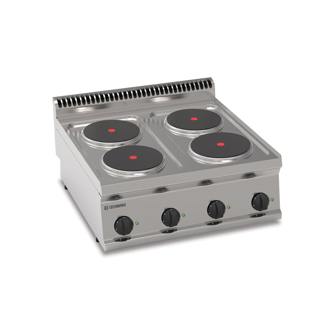 Aragaz electric (top) cu 4 plite rotunde ermetice