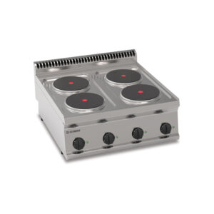 Aragaz electric cu 4 plite rotunde ermetice (varianta de banc)