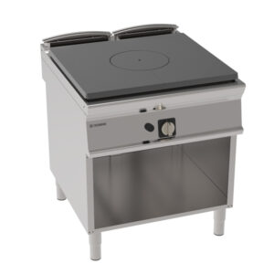 Placă de gătit pe gaz (Solid Top) pe dulap deschis