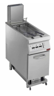 Friteuză electrică 1 cuvă în Y 23 litri, pe suport, DIGIT, cu filtrare automată