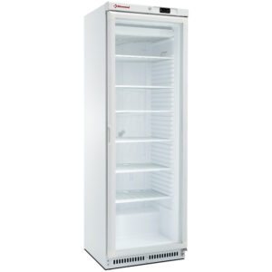 Congelator static cu ușă din sticlă - Alb - 400 Litri