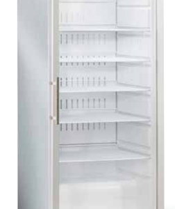 Cabinet frigorific vertical cu ușă din sticlă Inox