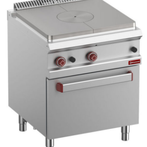 Plită de gătit solidă, cuptor pe gaz GN 2/1 - SILVER 700