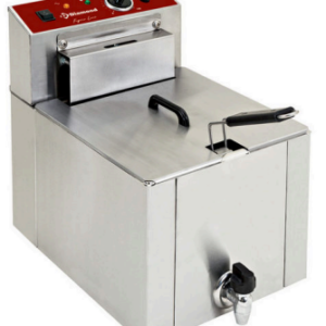 Friteuză electrică de banc S-POWER 12 litri + robinet