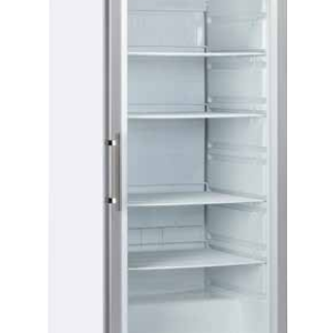 Cabinet frigorific vertical cu ușă din sticlă vopsit alb