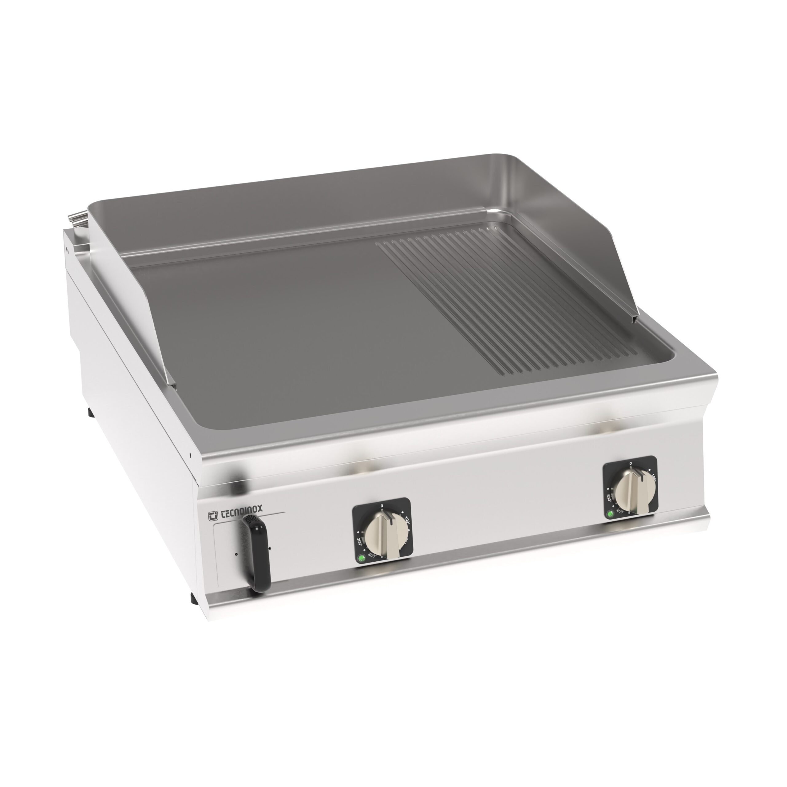 Grătar electric cu placă 1/3 striată (variantă top)