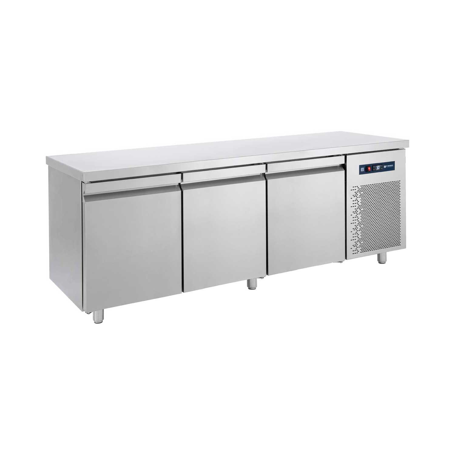 Masă frigorifică 216Χ70Χ85 cu uși mari - adâncime 70 cm