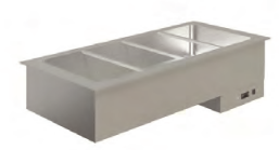 Bain-marie cu apă (3 GN 1/1)