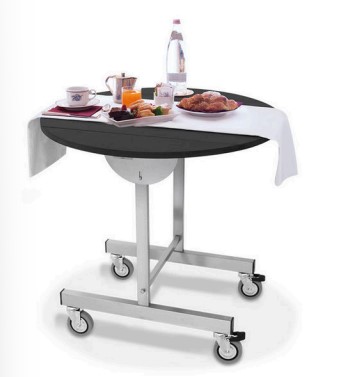 Masă de servire Ø 800 mm, room service