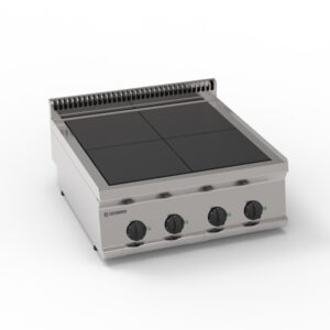 Plită electrică cu 4 plite pătrate coplanare