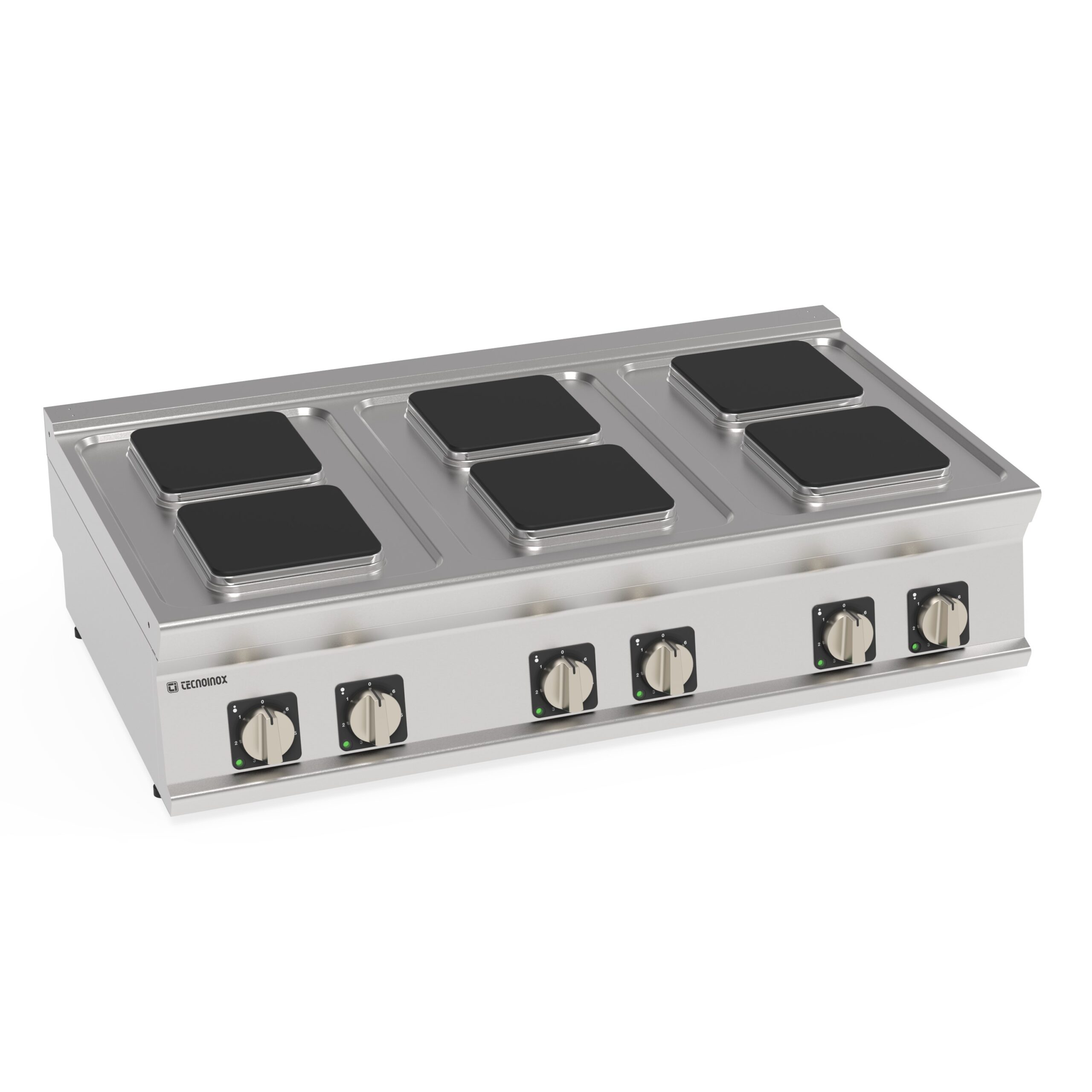 Plită electrică cu 6 plăci pătrate ermetice (varianta de banc)
