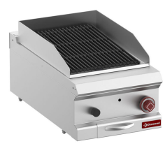 Modul top grătar cu rocă vulcanică pe gaz 1/2 - SILVER 700