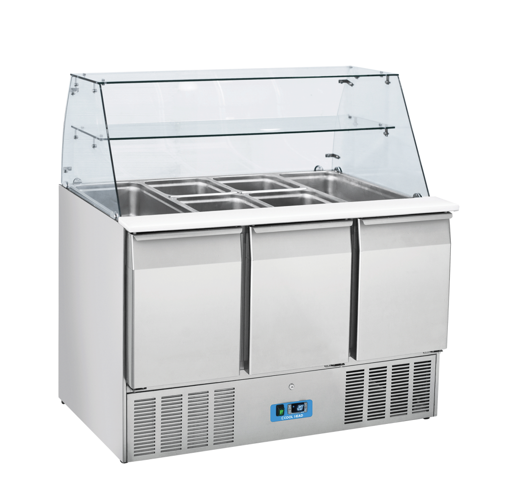 Saladetă frigorifică GN1/1 cu top deschis