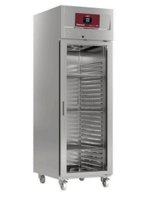 Frigider ventilat 700 litri, 1 ușă din sticlă GN 2/1, pe roți - Gastro Line