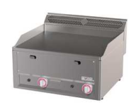 Placă de gătit pe gaz – Placă netedă dublă (660 mm)