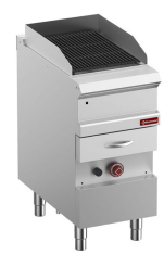 Modul grătar cu abur pe gaz 1/2 - SILVER 700