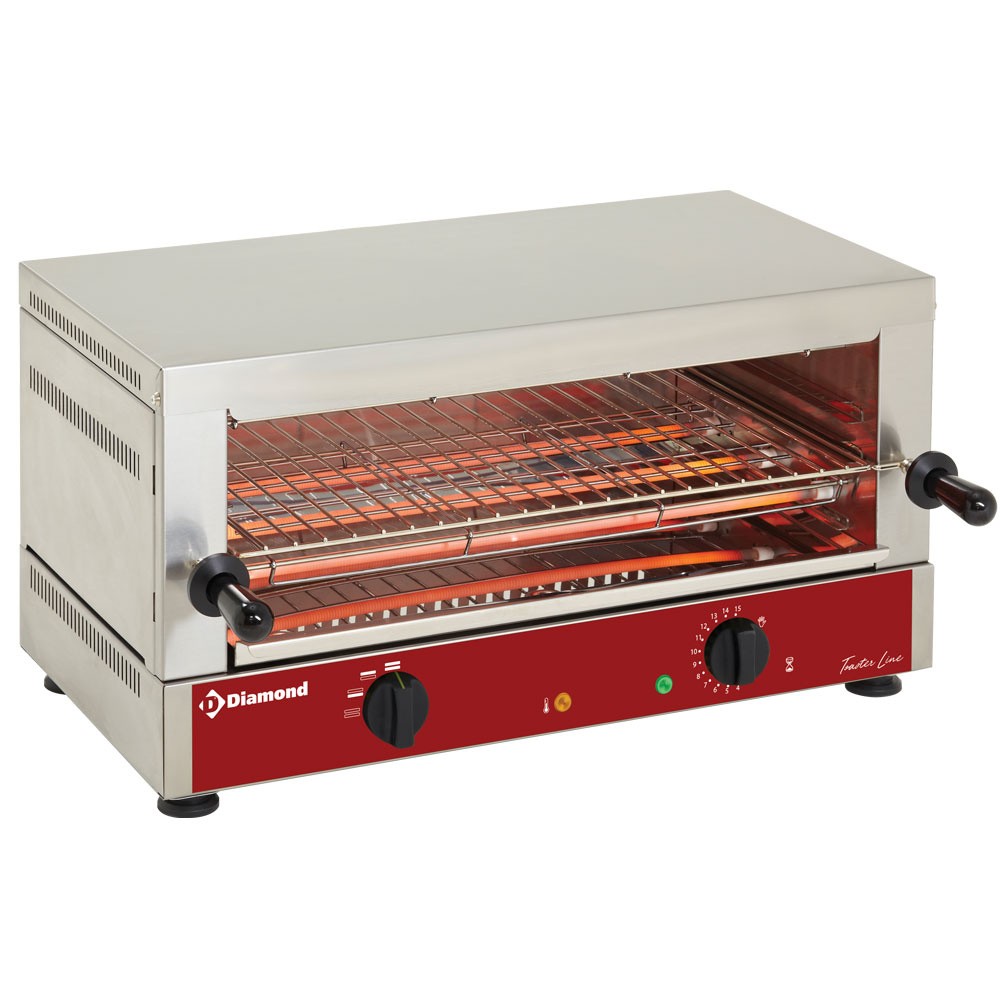 Toaster-salamandră electrică GN 1/1, 1 nivel (520x320), "Quartz"