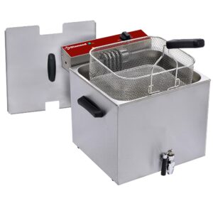 Friteuză electrică de blat 12 litri + robinet