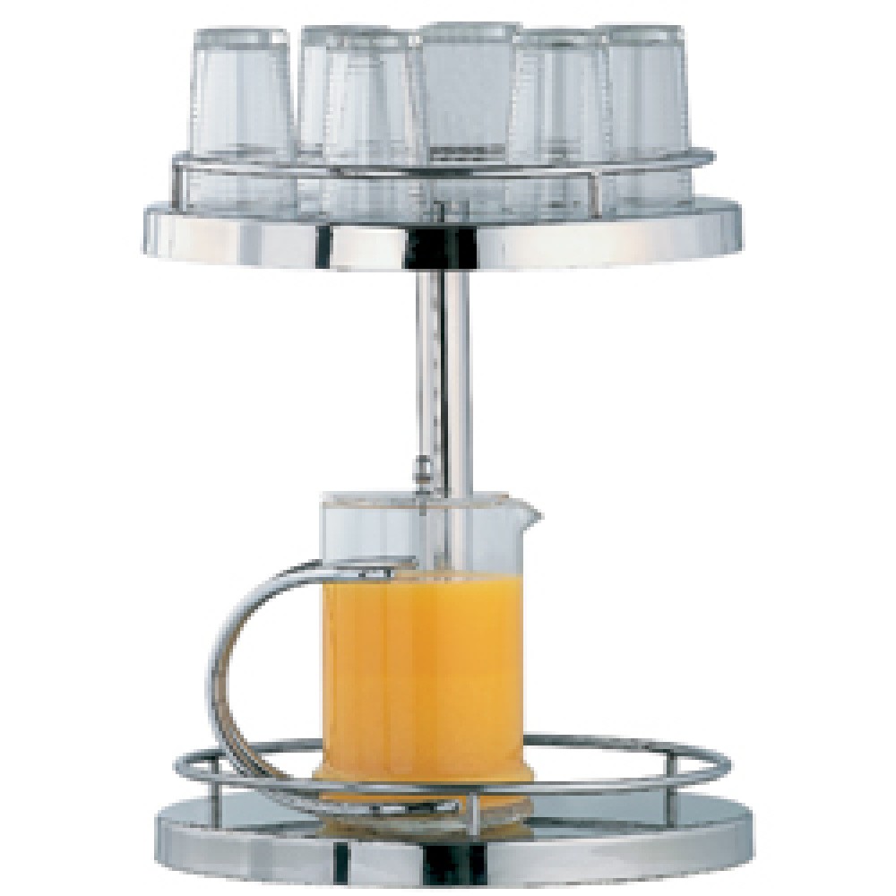 Structură pe 2 nivele pentru pahare și carafe, Ø 400 mm